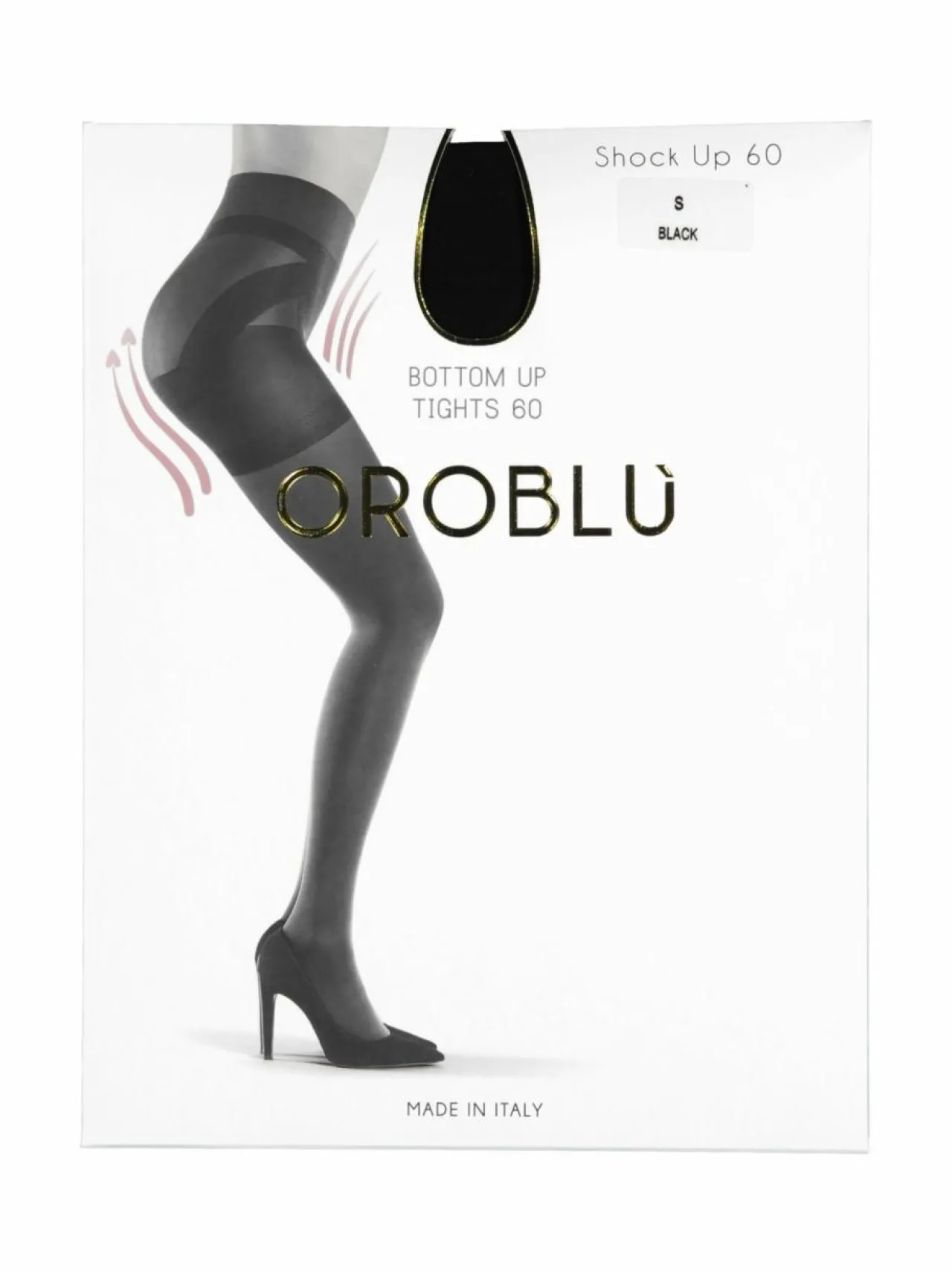 Sukat & Sukkahousut<Oroblu Shock Up Bottom Up -sukkahousut 60 den BLACK (MUSTA)