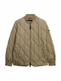 Takit<Superdry Short Quilted Liner -takki 9UN WINTER TWIG BEIGE