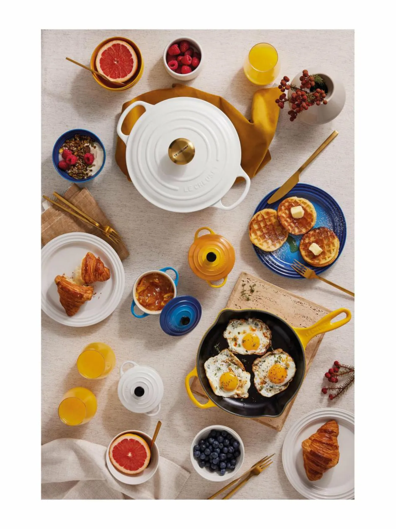 Le Creuset Signature Round -valurautapata 28 cm^ Keitto- & Paistoastiat