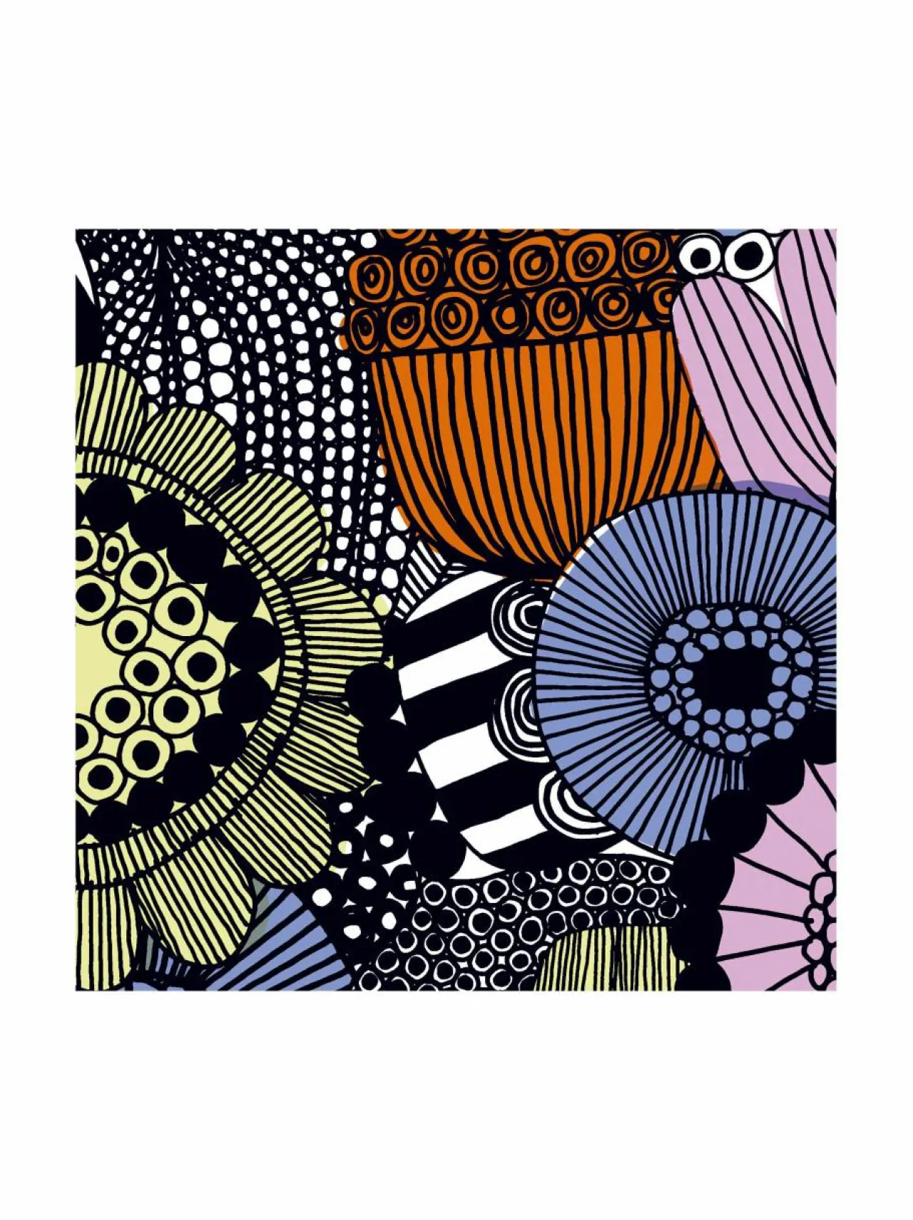 Marimekko Siirtolapuutarha-paperilautasliinat 20 kpl^ Keittiö- & Kattaustekstiilit