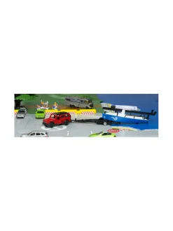 SIKU Mercedes AMG G65 -maastoauto ja traileri purjeveneellä, 1:50, 27,9 cm^ Autot Ja Muut Ajoneuvot