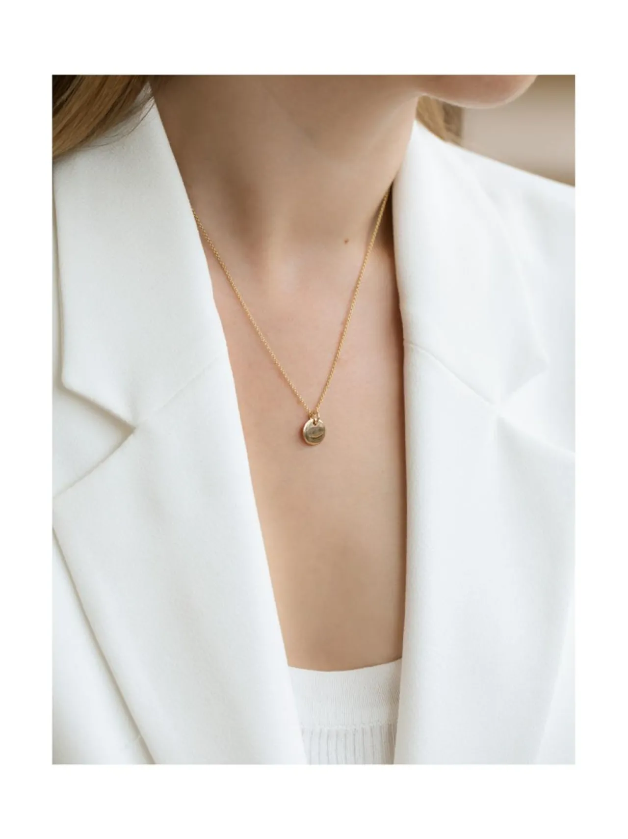 Korut<Macor Jewellery Sileä -laattakaulakoru KELTAKULTA