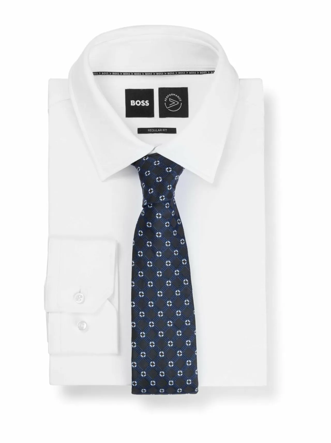 Solmiot & Asusteet<BOSS Silkkisolmio 404 DARK BLUE