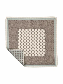 Solmiot & Asusteet<Oscar Jacobson Silkkitaskuliina 470 TRENCH BEIGE