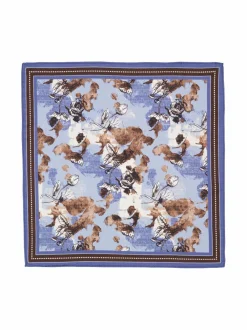 Solmiot & Asusteet<Stockholm Kravatt Silkkitaskuliina 3 BLUE /BROWN