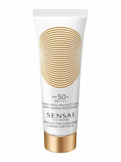 SENSAI Silky Bronze Protective Suncare Cream for Face 50+ -aurinkosuojavoide kasvoille^ Aurinkotuotteet
