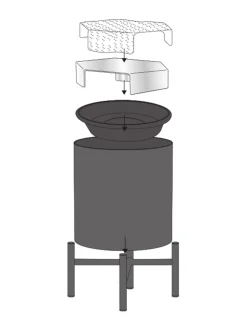 Ruukut & Istutusastiat<Eva Solo Outdoor Simply Grow ulkoruukku Ø 37 cm MUSTA