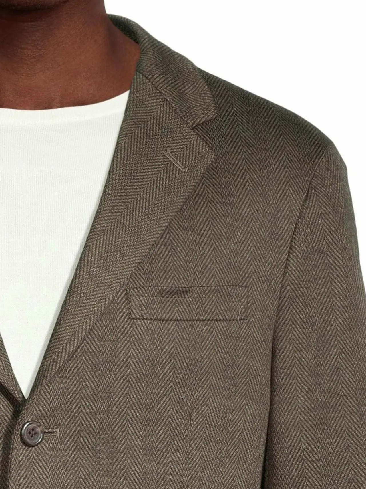Bleiserit<Polo Ralph Lauren Single Breasted Sportcoat -bleiseri OLIVE/BROWN MULTI