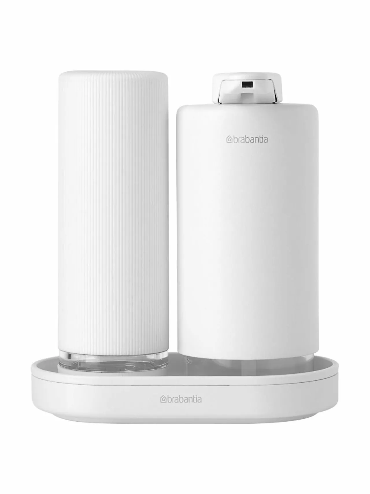 Keittiötarvikkeet<Brabantia SinkStyle- saippua-annostelijasetti 2 x 200 ml WHITE MINERAL FRESH WHITE