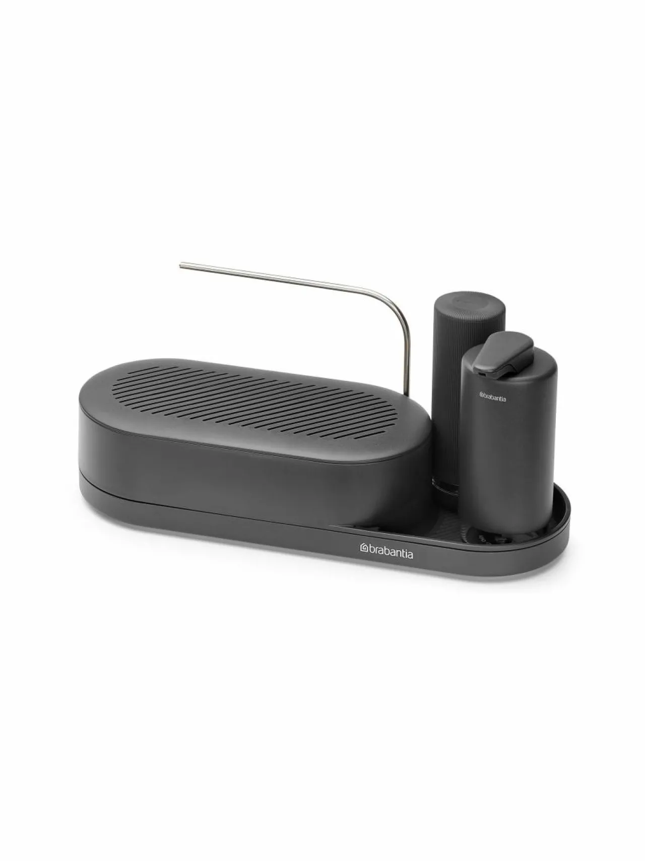 Keittiötarvikkeet<Brabantia SinkStyle -tiskipöydän järjestelysetti GREY MINERAL INFINITE GREY