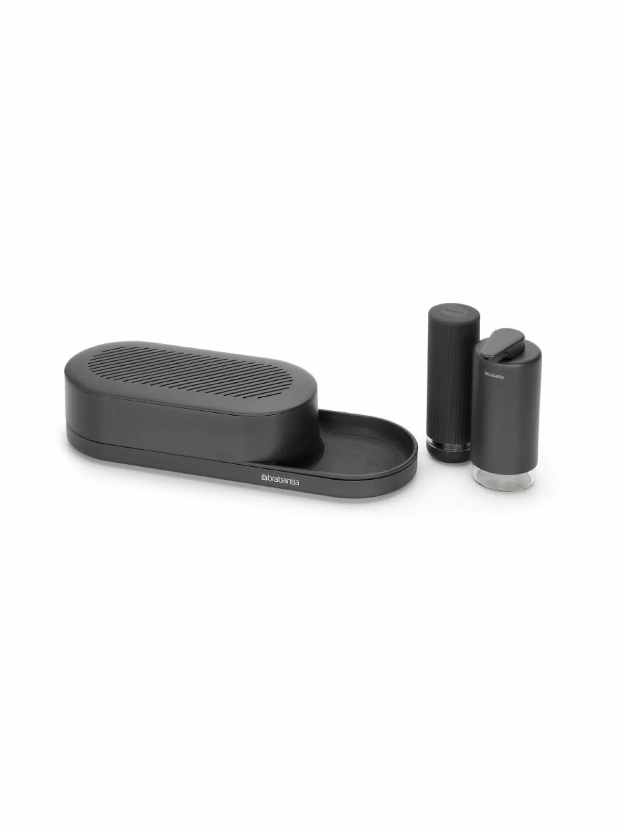 Keittiötarvikkeet<Brabantia SinkStyle -tiskipöydän järjestelysetti GREY MINERAL INFINITE GREY