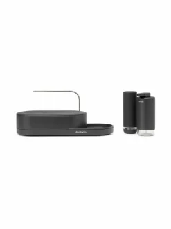 Keittiötarvikkeet<Brabantia SinkStyle -tiskipöydän järjestelysetti GREY MINERAL INFINITE GREY