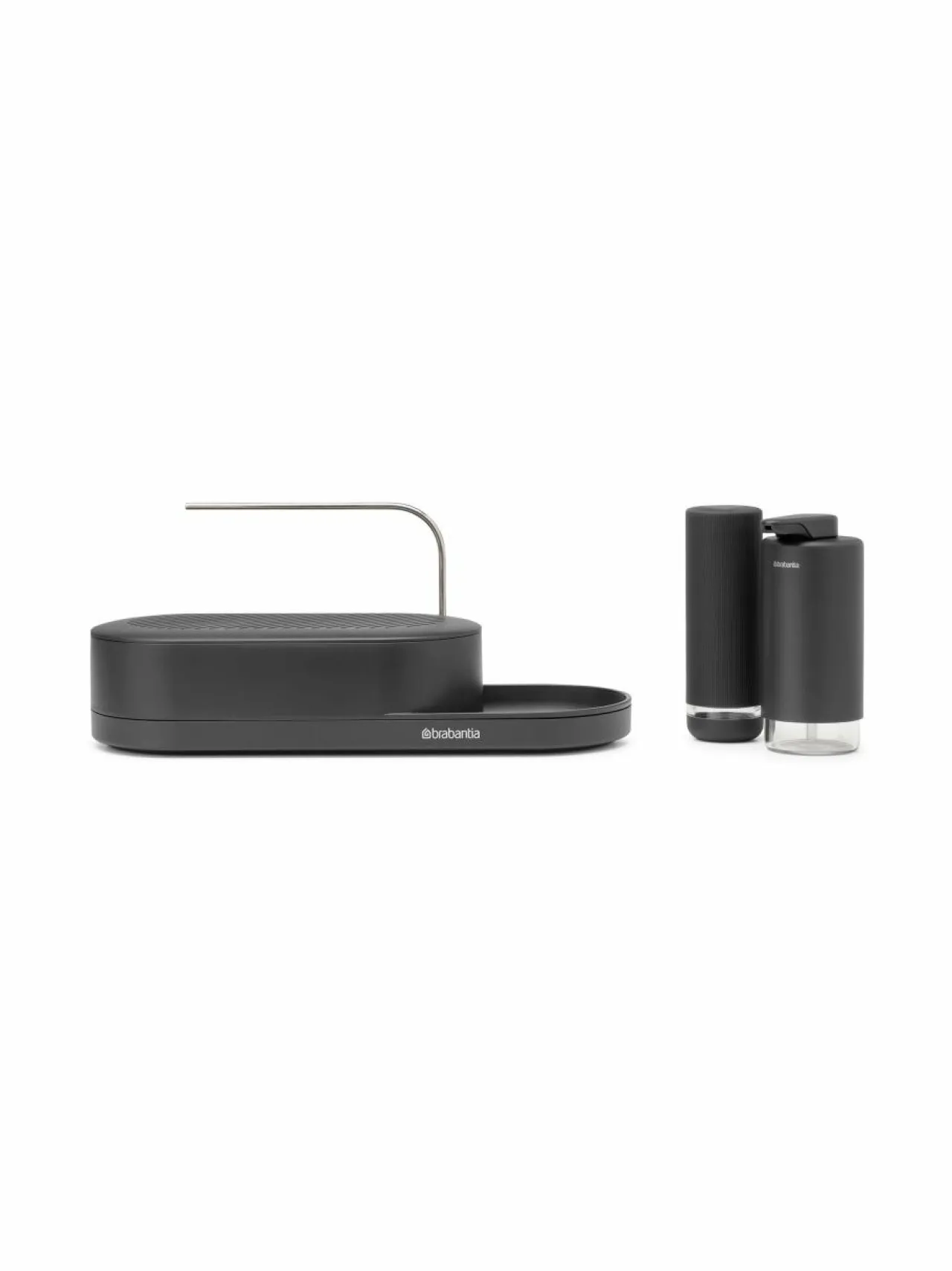 Keittiötarvikkeet<Brabantia SinkStyle -tiskipöydän järjestelysetti GREY MINERAL INFINITE GREY