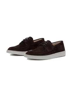 Kävelykengät & Loaferit<Pomar SIRRI Miesten nauhakengät BROWN SUEDE