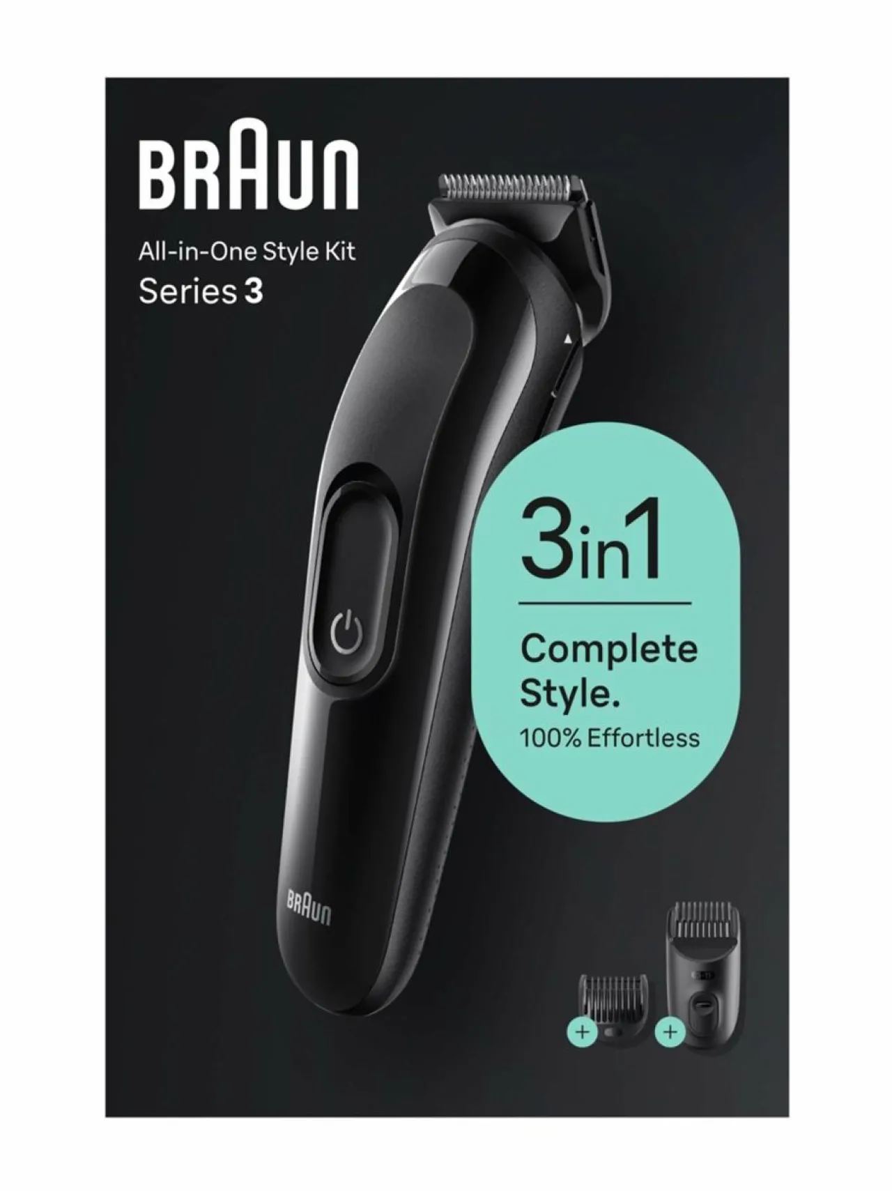 Braun SK2400 Style Kit -trimmeri ja kotiparturi^ Ihokarvanpoisto