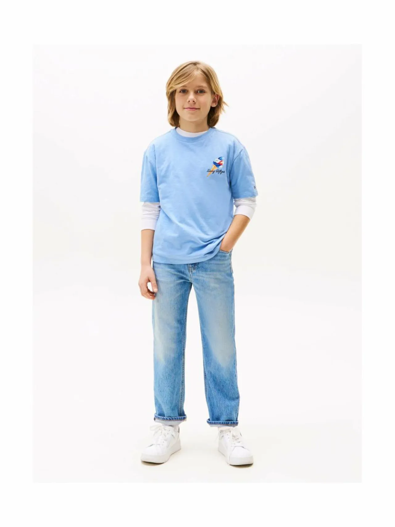 Farkut|Farkut<Tommy Hilfiger Skater Light Wast -farkut 1A5 VINTAGEMEDCOMF