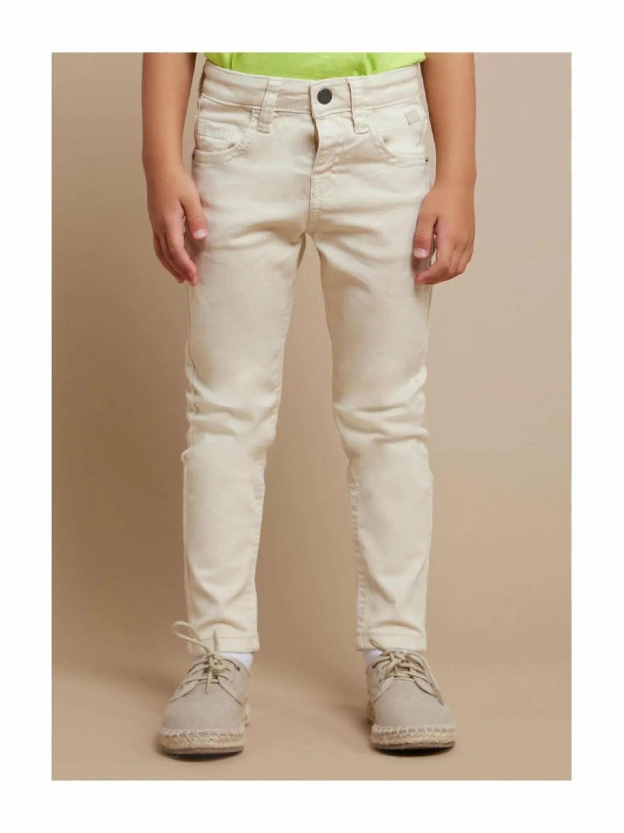 Housut<Mayoral Skinny Fit -tvillihousut HUMMUS 24