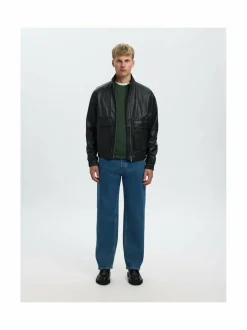 Neuleet<Selected SlhEmanuel Soft -collegepaita DEEP FOREST