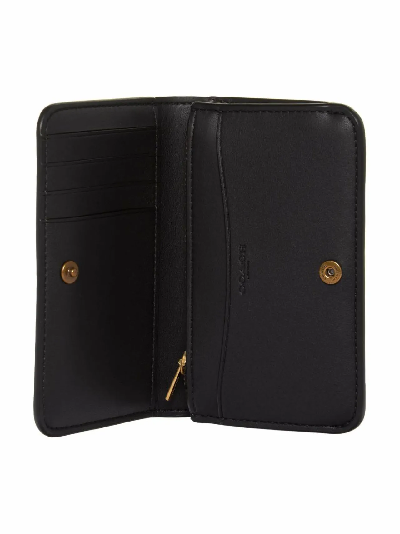 Lompakot & Kotelot<Coach Slim Card -nahkakorttikotelo B4/BLACK