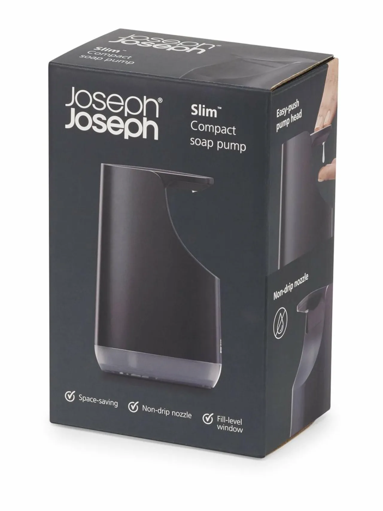 Joseph Joseph Slim Compact -saippuapumppu 350 ml^ Kylpyhuonetarvikkeet