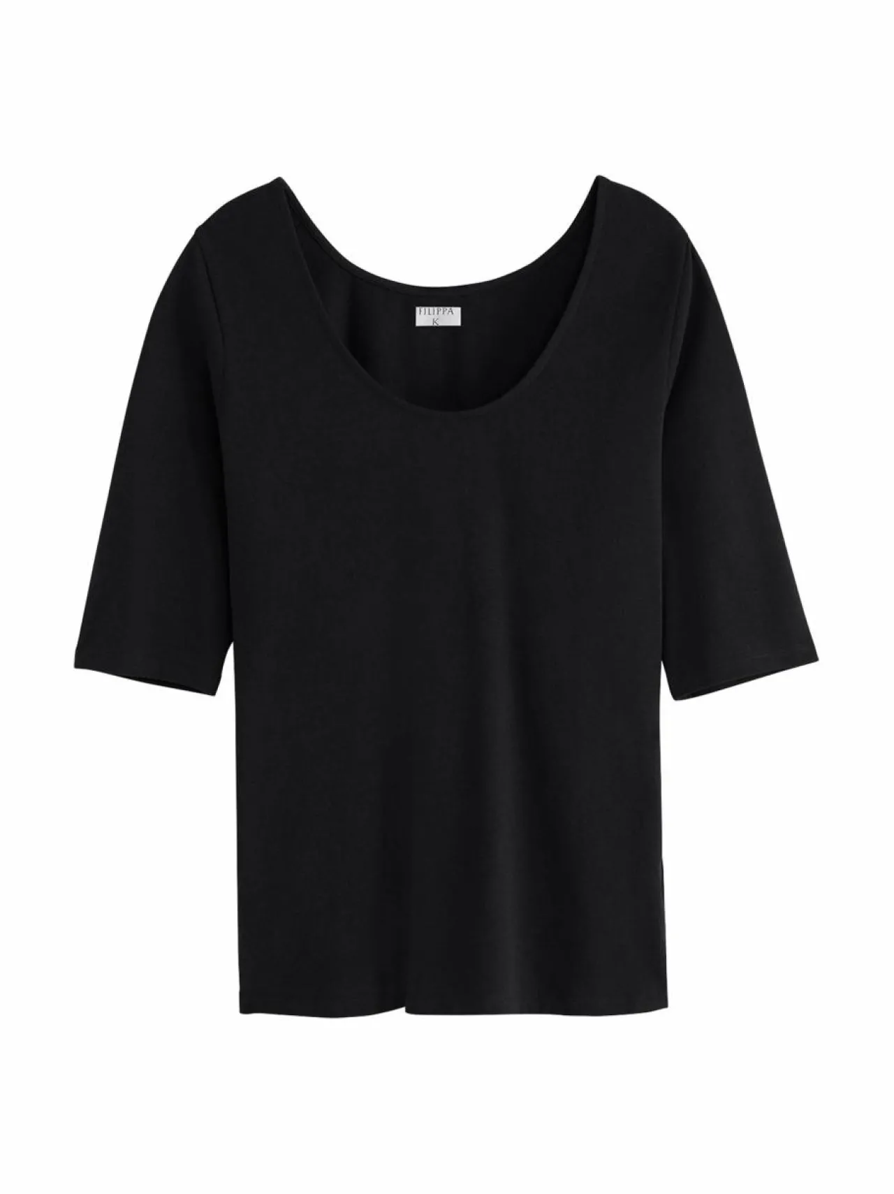 Paidat & Puserot<Filippa K Slim Fit Stretch -trikoopaita 1433 BLACK