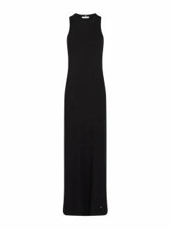 Mekot<Tommy Hilfiger Slim Rib -midimekko BDS BLACK