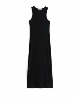 Mekot<Tommy Hilfiger Slim Rib -midimekko BDS BLACK