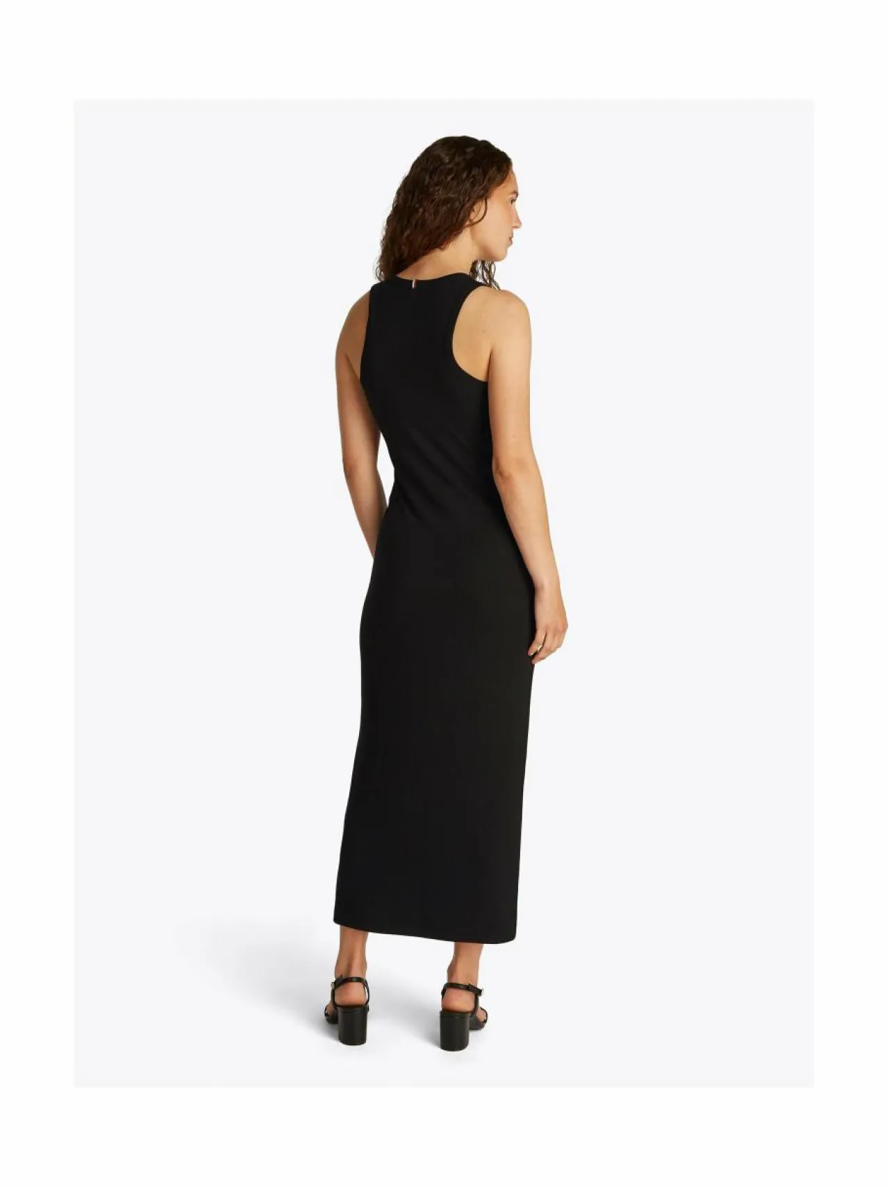Mekot<Tommy Hilfiger Slim Rib -midimekko BDS BLACK