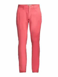 Housut<GANT Slim Sunfaded -chinot 648 WATERMELON RED