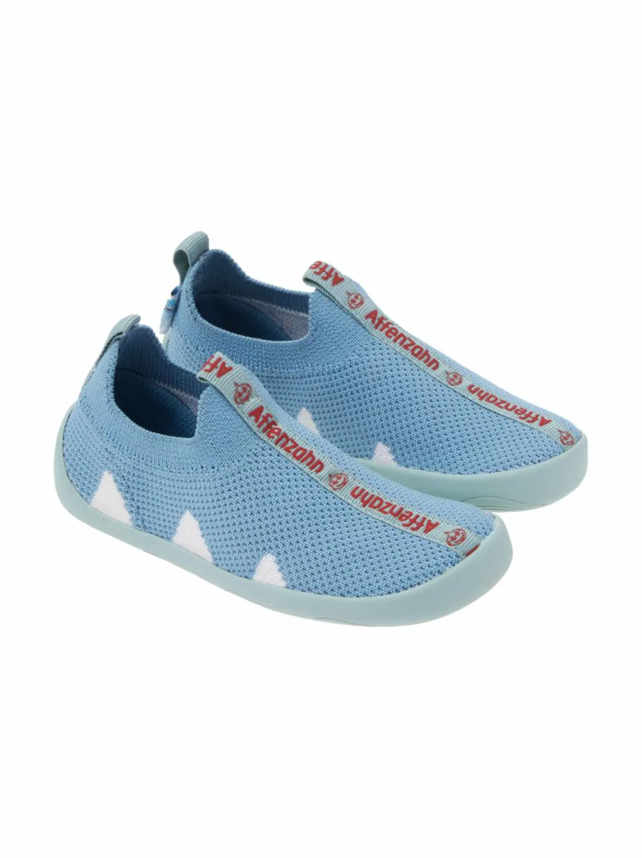Sisäkengät<AFFENZAHN Slipper Knit Flinky Shark -sisäkengät, paljasjalkamalli 30211 SHARK