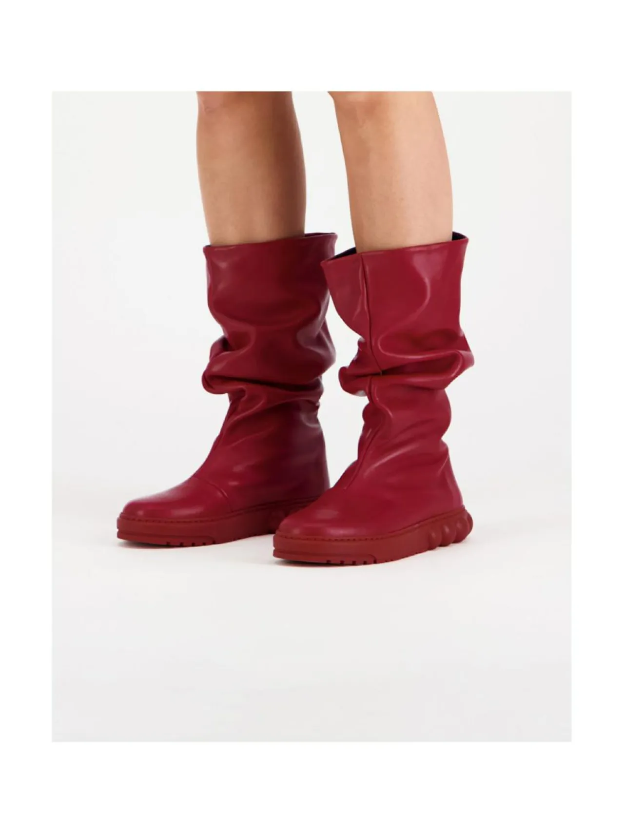 Saappaat<MINNA MINNA by Minna Parikka Slouch CHERRY