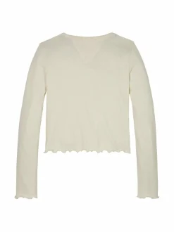 Tommy Hilfiger Slub Knit -paita^ Pitkähihaiset Trikoopaidat|Pitkähihaiset Trikoopaidat