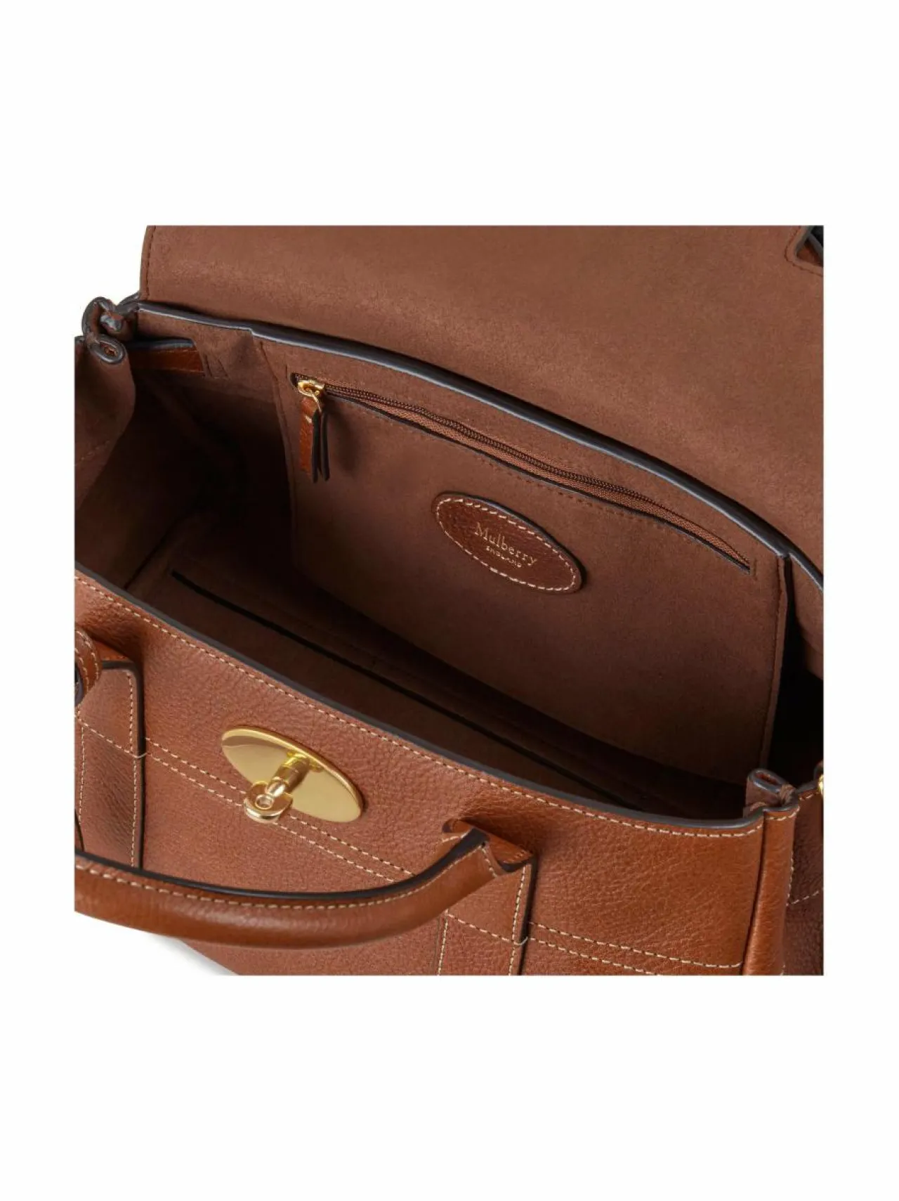 Käsilaukut<Mulberry Small Bayswater Satchel -laukku G110 OAK