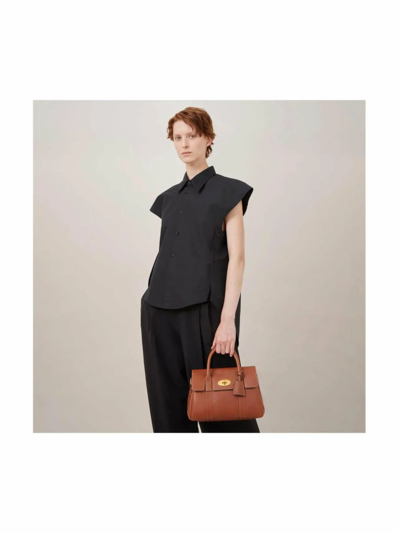 Käsilaukut<Mulberry Small Bayswater Satchel -laukku G110 OAK
