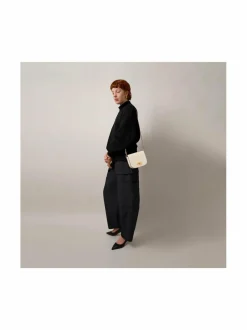 Käsilaukut<Mulberry Small Darley Satchel -nahkalaukku H687 EGGSHELL