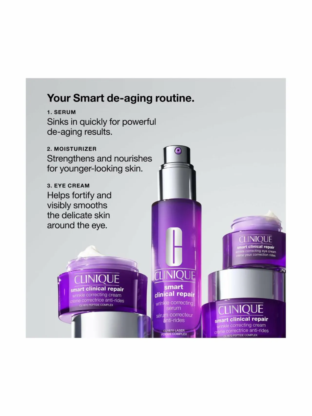 Kasvojenhoito<Clinique Smart Clinicial Repair Wrinkle Correcting Eye Cream -silmänympärysvoide 15 ml