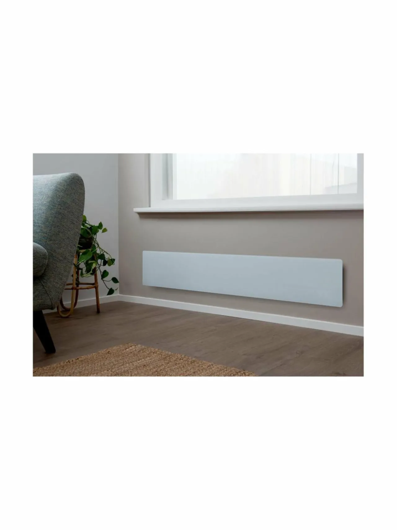Turvatuotteet<Airam SmartHome-lasipaneelilämmitin 1000W WHITE