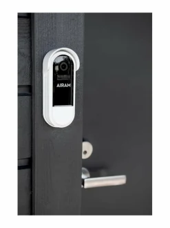 Turvatuotteet<Airam SmartHome-älyovikello WHITE
