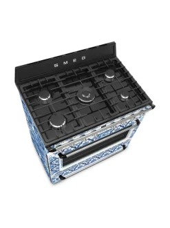 Smeg Dolce & Gabbana Blu Mediterraneo TR90DGME9 kaasuliesi^ Liedet Ja Liesituulettimet