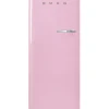 Smeg FAB28LPK5 Jääkaappi, vaaleanpunainen vasenkätinen^ Jääkaapit Ja Pakastimet