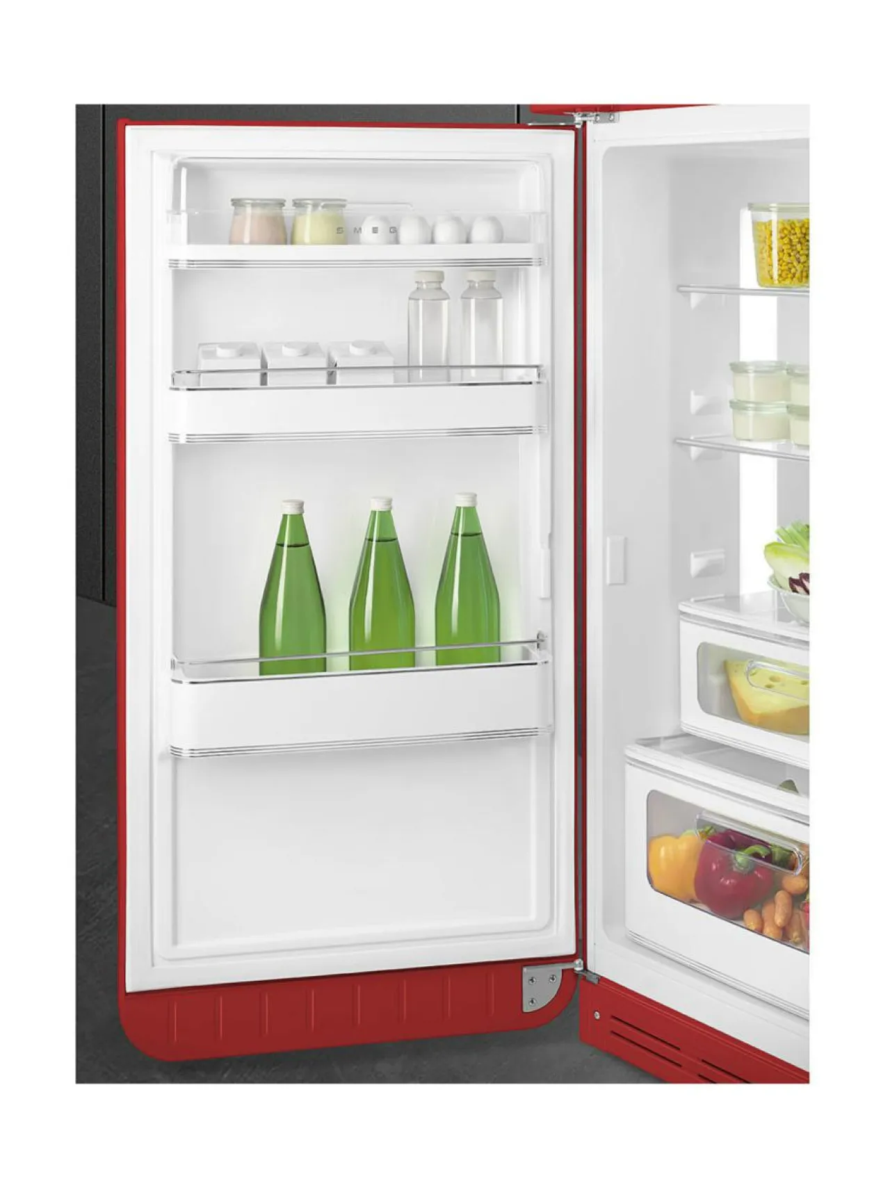 Smeg FAB30LRD5 -jääkaappipakastin, punainen vasenkätinen^ Jääkaapit Ja Pakastimet