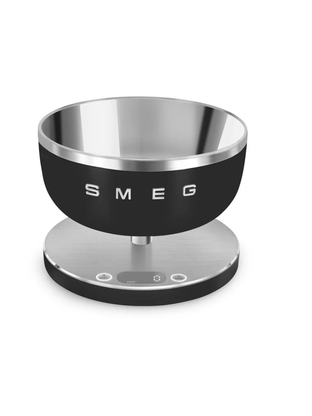 Keittiötarvikkeet<Smeg KSC01BLMWW ladattava keittiövaaka, musta