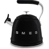 Smeg viheltävä vesipannu WKF01BL, musta^ Tee, Kahvi & Vesi