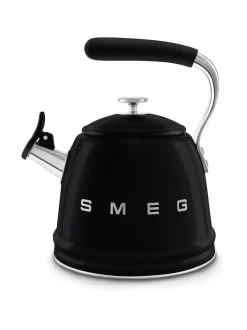 Smeg viheltävä vesipannu WKF01BL, musta^ Tee, Kahvi & Vesi