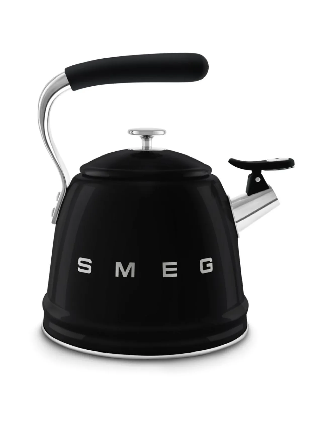 Smeg viheltävä vesipannu WKF01BL, musta^ Tee, Kahvi & Vesi