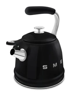 Smeg viheltävä vesipannu WKF01BL, musta^ Tee, Kahvi & Vesi