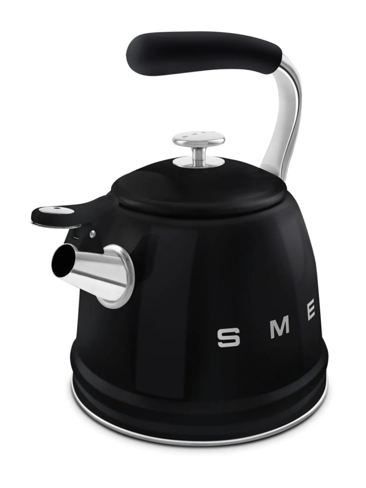 Smeg viheltävä vesipannu WKF01BL, musta^ Tee, Kahvi & Vesi