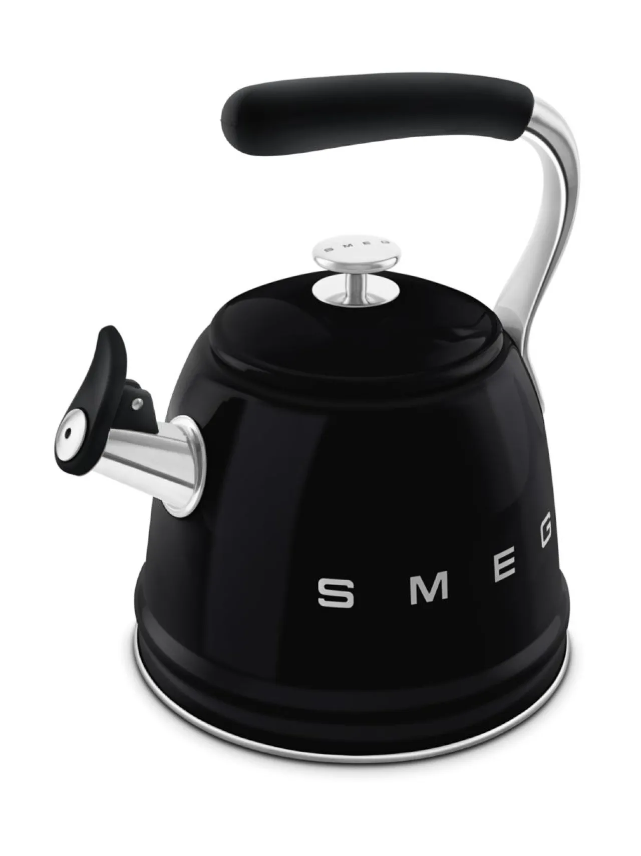 Smeg viheltävä vesipannu WKF01BL, musta^ Tee, Kahvi & Vesi