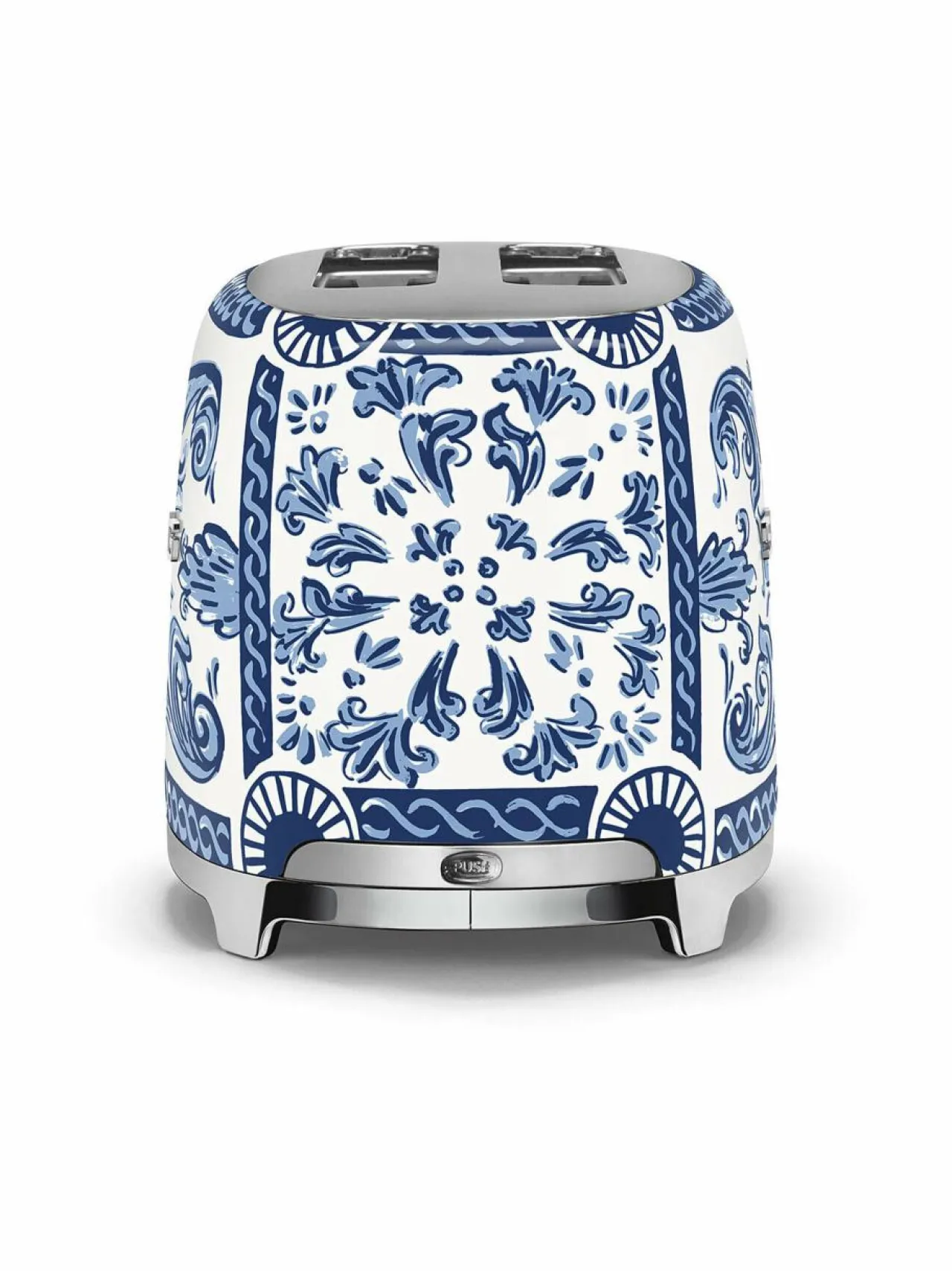 Leivänpaahtimet<Smeg x Dolce & Gabbana "Blu Mediterraneo" -leivänpaahdin, 2 viipaleelle WHITE & BLUE