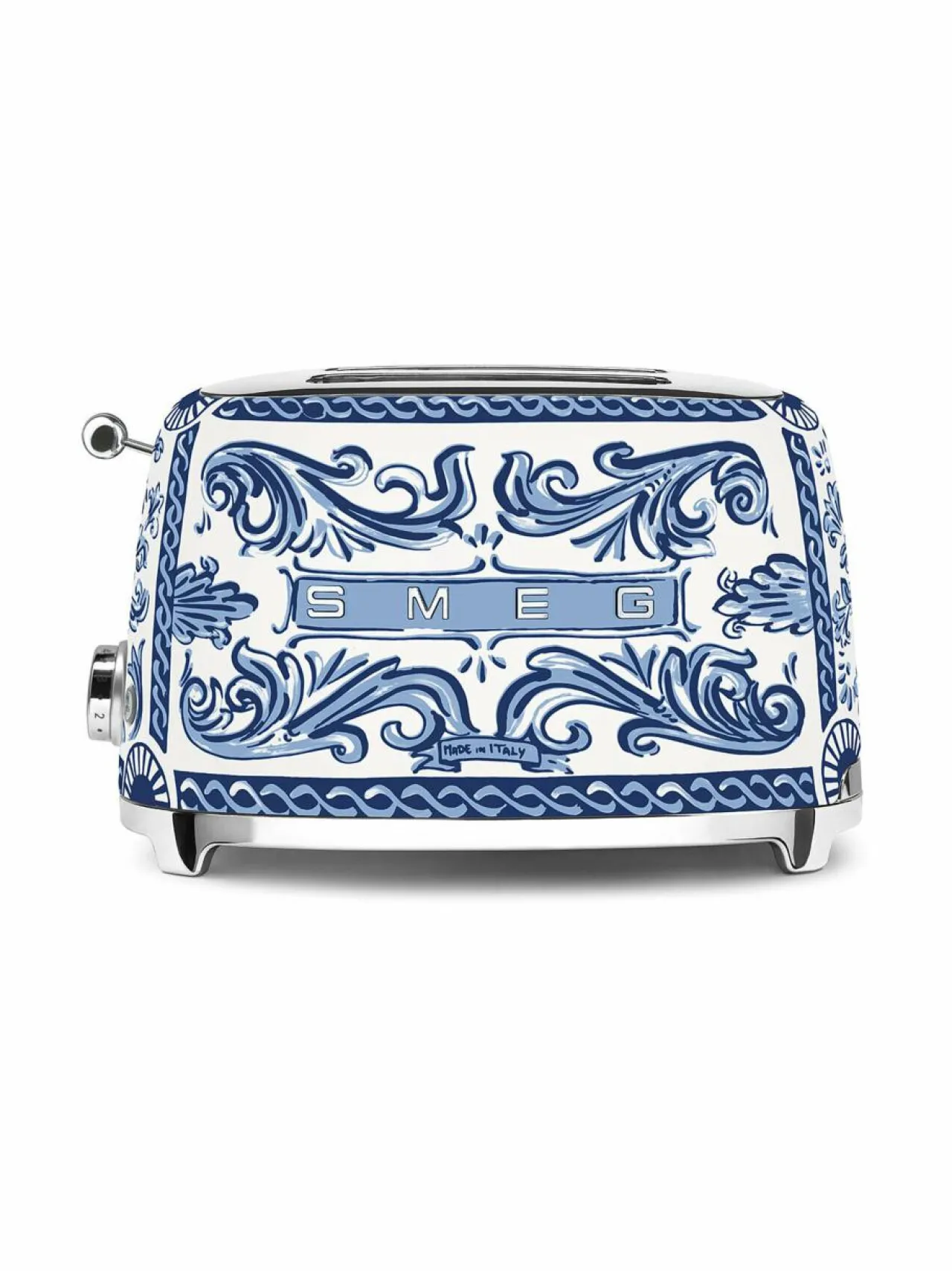 Leivänpaahtimet<Smeg x Dolce & Gabbana "Blu Mediterraneo" -leivänpaahdin, 2 viipaleelle WHITE & BLUE